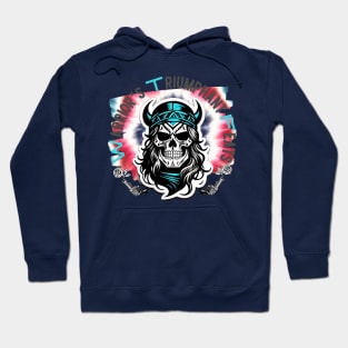 WTF Cool Viking Warrior Skeleton Hoodie